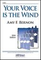 Your Voice is the Wind SSA choral sheet music cover